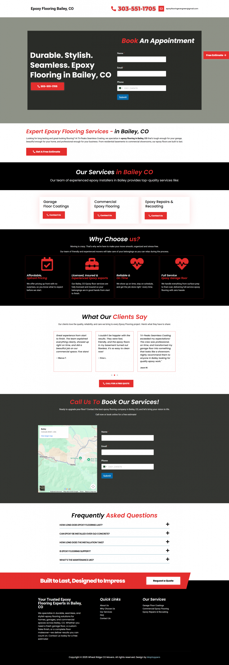 Epoxy Flooring Bailey CO